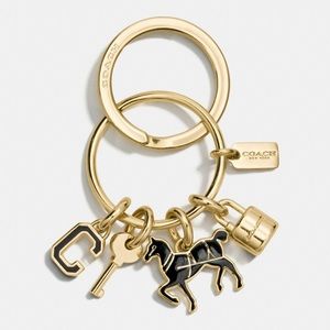 NWT Coach Keychain